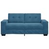 vidaXL Loveseat Sofa Blauw 180x77x82 cm Fluweel