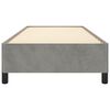 vidaXL Bedframe zonder matras 80x200 cm fluweel lichtgrijs