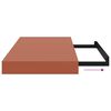 vidaXL Wandplank Wandgemonteerd Rood 50 x 23 x 4 cm Bewerkt hout