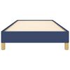 vidaXL Bedframe zonder matras 90x190 cm stof blauw