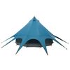 vidaXL Teepee Tent met dak Blauw en Grijs 600 x 600 x 347 cm