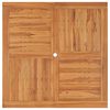 vidaXL Tuintafel 120x120x75 cm massief teakhout