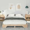 vidaXL Bedframe Bruin 140 x 210 cm Massief grenenhout
