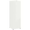 vidaXL Regen paraplu standaard Wit 15,5 x 15,5 x 49 cm Staal