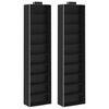 vidaXL Kledingorganisers hangend 2 st met 10 schappen stof