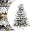 vidaXL Kunstmatige Inklapbare Kerstboom Wit 240 cm PE en PVC