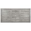 vidaXL Tuintafel (120-170)x80x75 cm massief acaciahout