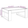 vidaXL Salontafel met Infinity LED 70x53x30 cm gerookt eikenkleurig
