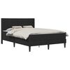 vidaXL Bedframe met matras met hoofdeinde Zwart 120 x 190 cm Fluweel