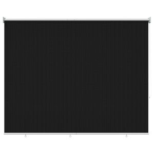 vidaXL Buitenrolgordijn 90% UV-blok Zwart 200 x 140 cm HDPE