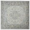 vidaXL Vloerkleed ORIZ Cr&egrave;mekleurig 200 x 200 cm 100% Polyester