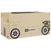 vidaXL 3-delige Kindertafel- en stoelenset off-road-auto-ontwerp MDF