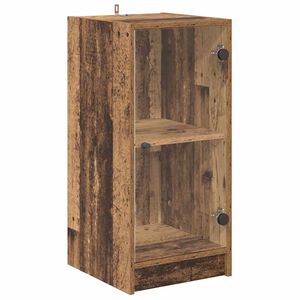 vidaXL Dressoir Oud hout 35 x 37 x 76 cm Bewerkt hout