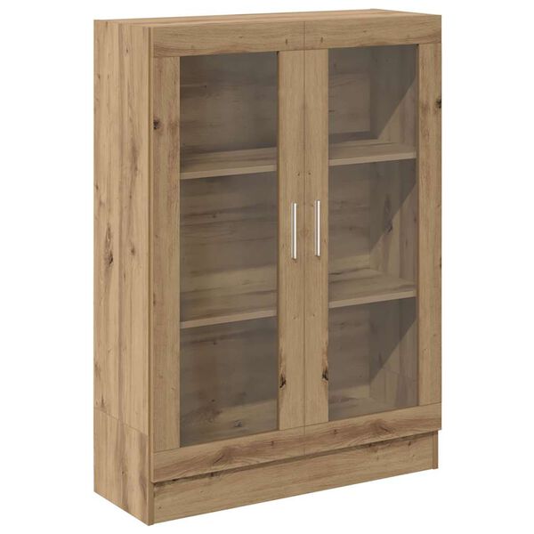 vidaXL Boekenkast 82,5x30,5x115 cm bewerkt hout artisanaal eikenkleur