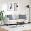 vidaXL Sofa Kussens 2 stuks Blauw 70 x 50 cm Cordstof