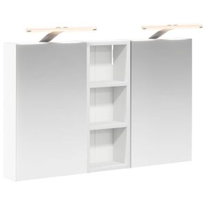 vidaXL Badkamerkastenset 3 pcs 80 x 10,5 x 50 cm Bewerkt hout