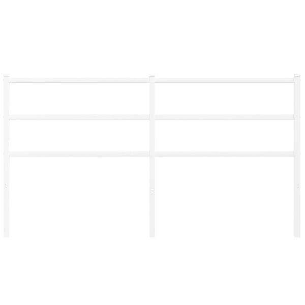 vidaXL Hoofdbord 160 cm metaal wit