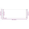 vidaXL Tuinscherm uittrekbaar 220x600 cm rood