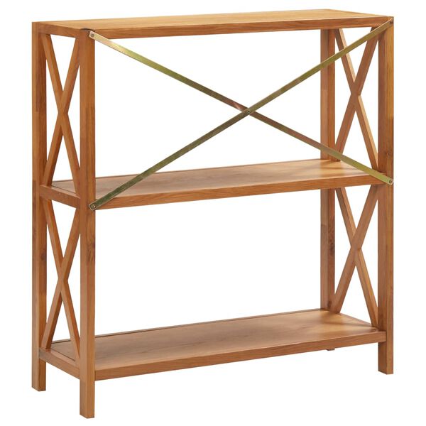 vidaXL Kastje 3-laags 80x30x87 cm massief eikenhout