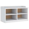 vidaXL Gangbankje SANDNES wit 87x40x50 cm massief grenenhout