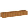 vidaXL Plantenbak verhoogd 479x100x69 cm cortenstaal