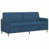 vidaXL Bank met opslag Blauw 192 x 78 x 87 cm Polyester