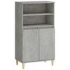 vidaXL Hoge kast Betongrijs 60 x 36 x 110 cm Bewerkt hout