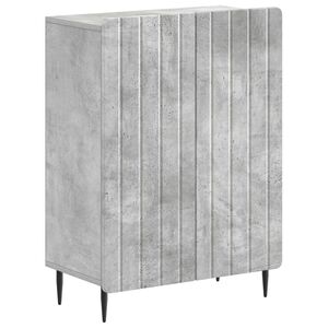 vidaXL Badkamer Opbergkast ZWOLLE Betongrijs 59,5 x 31 x 79,5 cm