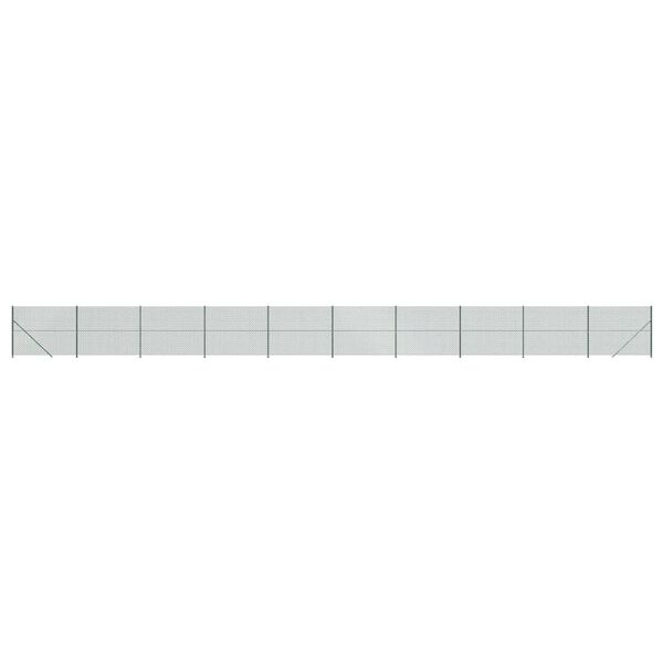 vidaXL Gaashek met flens 1,8x25 m groen