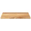vidaXL Tafelblad rechthoekig 80x70x2,5 cm massief mangohout