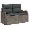 vidaXL Tuin Sofa Set met kussen 8 pcs Grijs