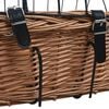 vidaXL Fietsstuurmand met deksel 50x45x35 cm natuurlijk wilgen