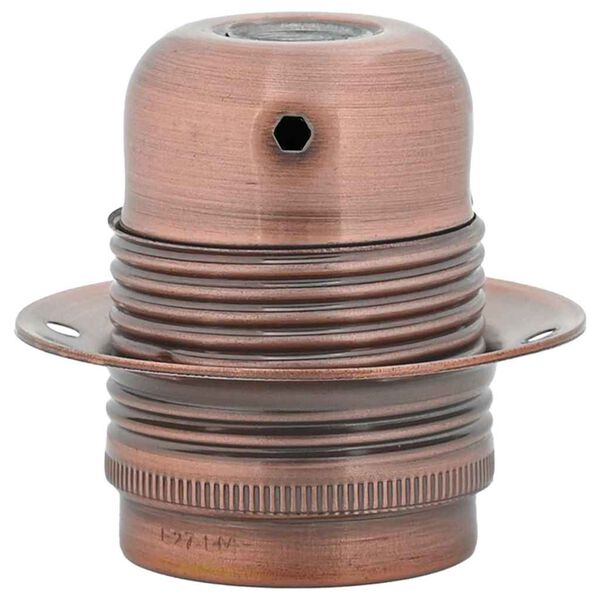 vidaXL Lamphouders 2 st rood brons E27