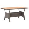 vidaXL Tuintafel 120x70x66 cm massief acaciahout grijs