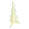 vidaXL Kerstboom 240 LED's Warmwit 180 cm PET