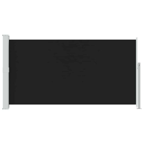 vidaXL Tuinscherm uittrekbaar 170x300 cm zwart