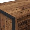 vidaXL TV-kast met lade Oud Hout 100 x 36 x 49,5 cm Bewerkt hout