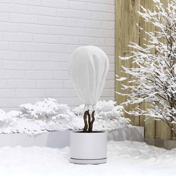 vidaXL Vorstbescherming Plantvlies Wit 20 x 1,6 m Niet-geweven Stof