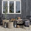 House Nordic 2-delige Mandenset Ivy rond kubu rattan