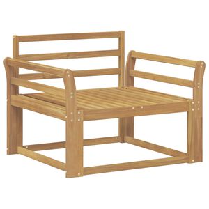 vidaXL Buiten Midden Sofa Massief Acaciahout Wit