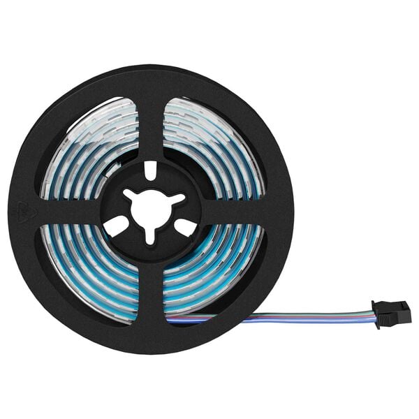 vidaXL LED-strip 4 pcs Zwart en transparant 95 x 0,8 x 0,3 cm