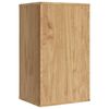 vidaXL Badkamer wandkast met plank FLORO Wasbruin 35 x 30 x 60 cm
