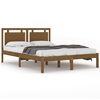 vidaXL Bedframe massief hout honingbruin 120x190 cm
