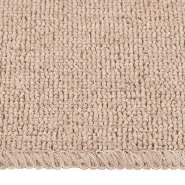 vidaXL Trapmatten 15 st anti-slip rechthoekig 75x20 cm beige