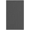 vidaXL Deurmat 90x150 cm gestreept 90x150 cm zwart en grijs