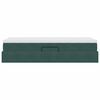 vidaXL Opbergbed met matras Donkergroen 100 x 200 cm Fluweel