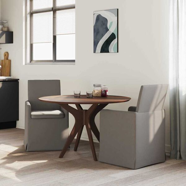 vidaXL Eettafelstoelen 2 pcs Lichtgrijs 57 x 67 x 95 cm Linnen