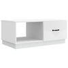 vidaXL Salontafel Wit 90 x 50 x 37 cm Bewerkt hout