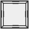 vidaXL Salontafel 60x60x35 cm gehard glas transparant