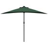 vidaXL Tuinparasol Groen 294 x 150 x 224 cm Polyester en staal